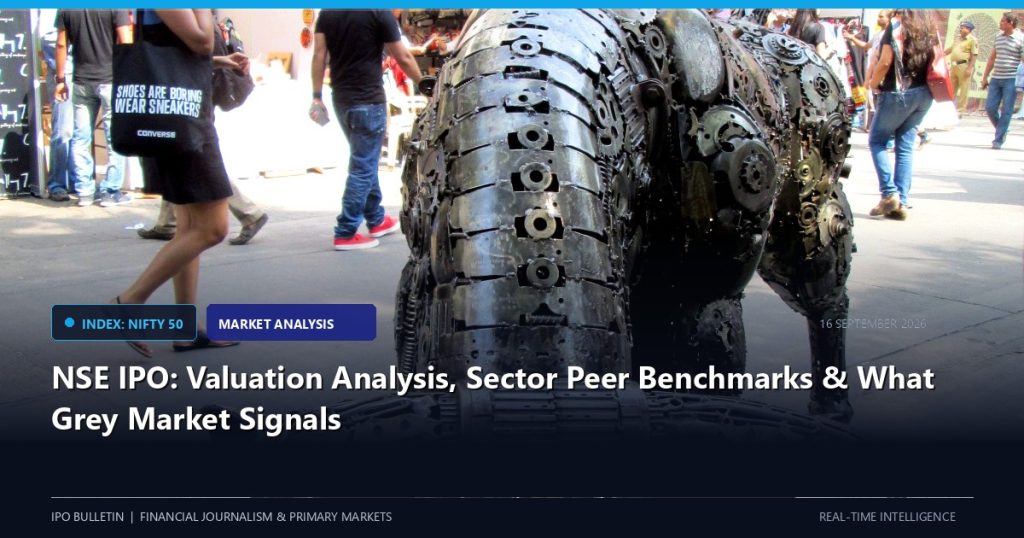 NSE IPO: Valuation Analysis, Sector Peer Benchmarks & What Grey Market Signals