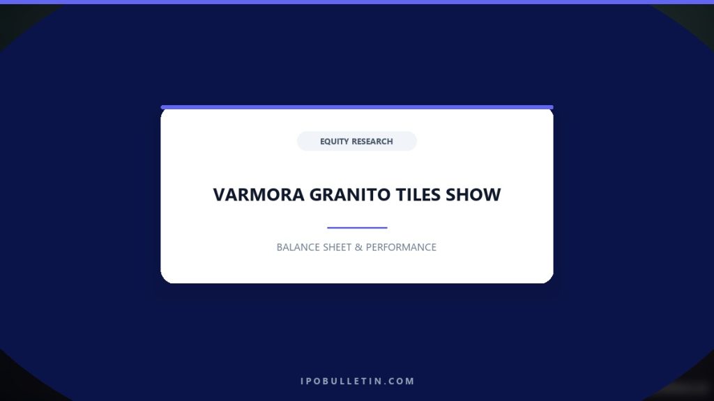 Varmora Granito Debuts at 5% Premium: Listing Day Analysis & Outlook