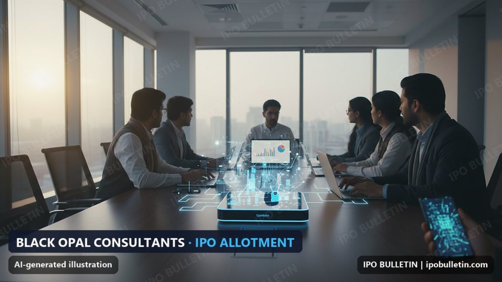 Black Opal Consultants IPO Subscribed 68.71x: Allotment Status & Listing Outlook